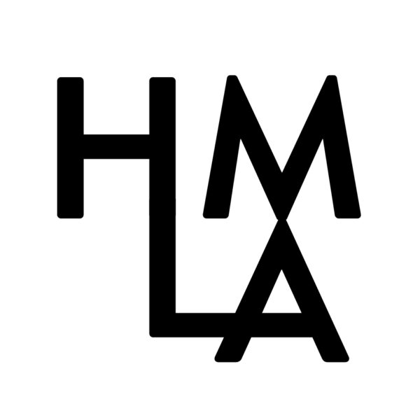 HMLA letter logo by Pasadena log designer Diana Kohne