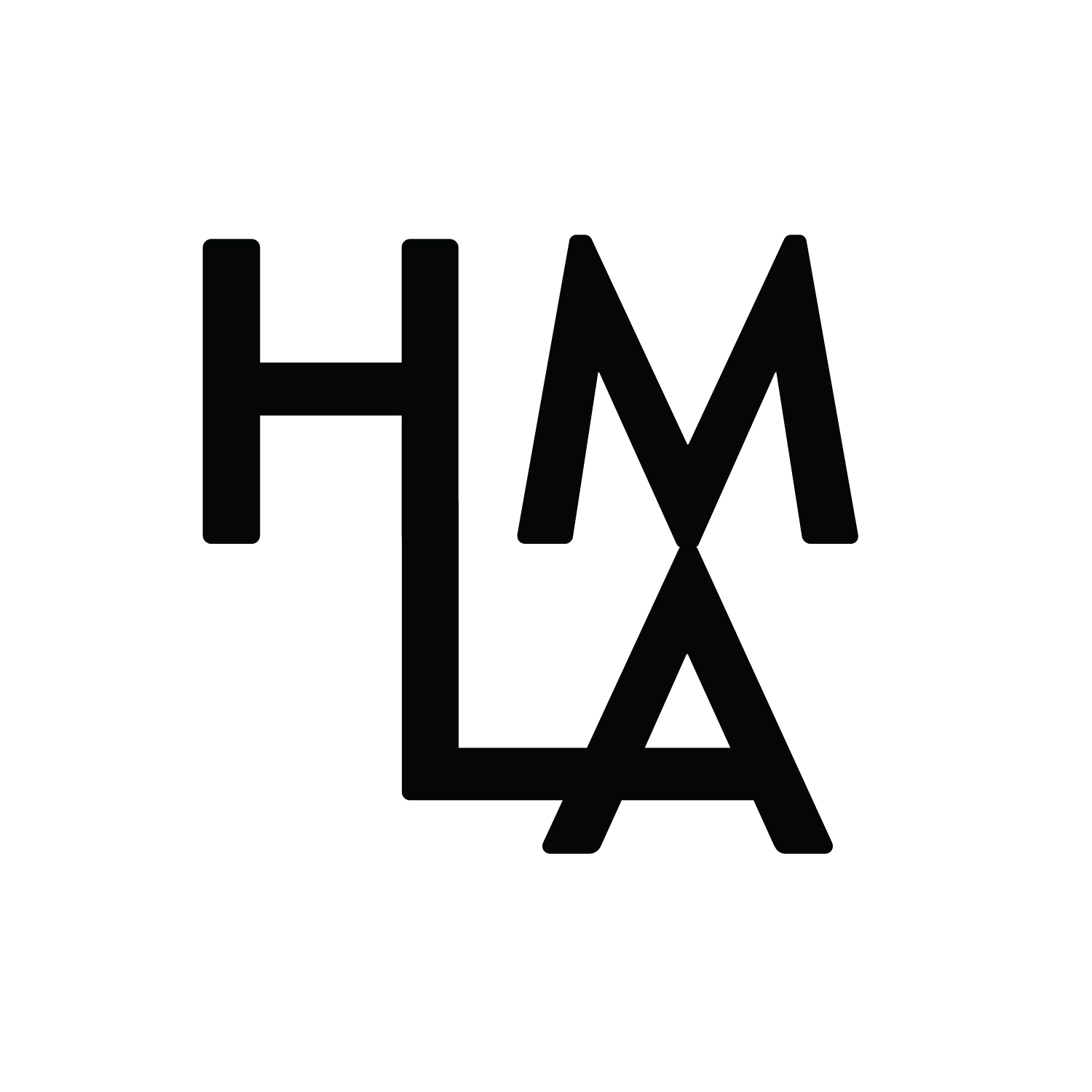 logo for handmade market craft fair by logo designer diana kohne minimalist creative monogram initial logo